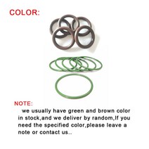 10pcs FKM 씰 링 개스킷 CS 2.5mm 불소 고무 와셔 외경 7mm ~ 50mm 내마모성 연료 오존 오링, 07 13x8x2.5mm_01 Random color