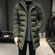 화신 겨울 패딩 남성 하프코트에 두꺼운 패딩 점퍼