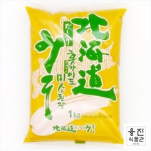 면사랑 훗카이도 다시이리 미소된장 1kg 일식 일본식 된장 국 미소시루 미소국 일식식자재, 1개