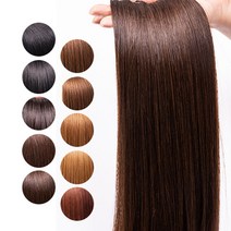 김단 제니퍼 땋기 VIP 천연달비모 22인치 반피스, [#6] 더 밝은갈색