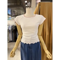 ab.fz 물결 캡소매 티셔츠 ABXX2QK56F US