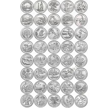 기념주화 가상화폐 비트코인 굿즈 미국 20132021 국립 공원 기념 동전 25 센트 원래 미국 미국 동전 수집, [07] 2019 4650th 5 PCS