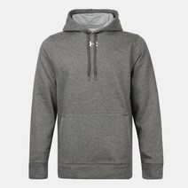 언더아머 남성용 허슬 플리스 후드티셔츠 1300123-091 차콜