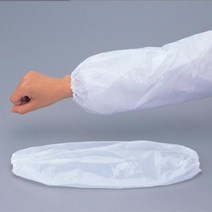 ABM 일회용 비닐팔토시 100개입 투명화이트