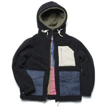 QUIETIST 보아 헤비 후드집업 파카 (블랙) Heavy Fleece Zip-up Parka (black)