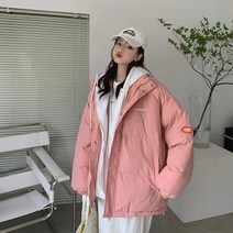 여성 경량 푸퍼 자켓 숏패딩 여자 솜 온스 겨울 봄 항공점퍼 W113 55 66 77 88 빅사이즈 퀄팅