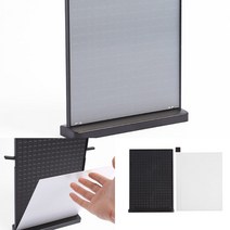 T자 세로형 아크릴 쇼케이스(A4) (블랙) 영업시간안내판 협조공문양식 회의중안내판