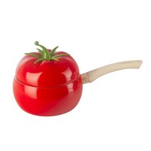 과일 토마토 모양 프라이팬 요리 냄비 냄비 유도 밥솥 알루미늄 조리기구가 붙지 않음, 빨간색, 1개