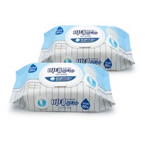 샤인 플러셔플 원단 물에 녹는 비데물티슈 캡형, 2개, 60매입