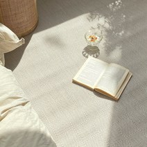 쉐어룸 벨기에 무지 러그 - 화이트