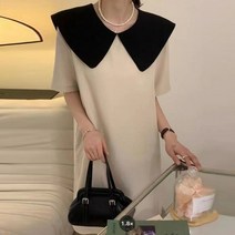 여성 예쁜 리본 원피스 루즈핏
