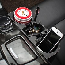 쮸카 캐딜락cts 컵홀더 멀티 YF쏘나타LPG 사이드포켓 자동차홀더 윈스톰맥스 컵거치대 핸드폰거치대 벤츠CLS 사이드트리플홀더, 1개