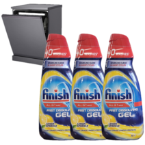 피니시 식기세척기용 액상세제 레몬젤 1L 3개