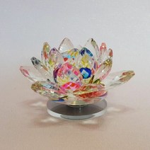 크리스탈 장식소품 연꽃크리스탈(소)/ 크리스탈/ 장식소품/ 소품, 단품