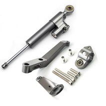 바이크 오토바이 스태빌라이저 댐퍼 브래킷 혼다 호환CBR954RR CBR929RR CBR 954 929 RR CNC 알루미늄 스티어링 CBR900RR 00-01, [16] Damper n Bracket F