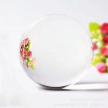 크리스탈 볼 유리 소품 태양계 구슬 조형물 수정 은하수 별클리어 크리스탈 공 공예 선물 치유 구체 사진, 03 Just Ball_01 5cm