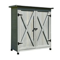 농기구 보관함 옥상 수납 미니 양문 창고 청소도구, 더블 도어 커피 풀 레이어 보드