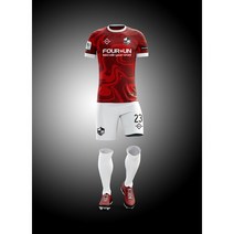 포런 축구복 축구유니폼 클럽팀 커스텀 성인 전사유니폼 아동 단체복 0260 레드 0261 그린