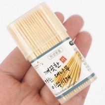 고기집 개업 선물 대나무 양면 이쑤시개 과일 꼬지 일회용 식후 치간 관리 요지 치실 대용