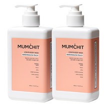 멈칫 약산성 바디워시 마시멜로우 피치, 400ml, 2개