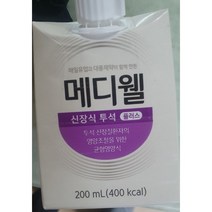 엠디웰 메디웰 신장식 투석 플러스 균형영양식 200ml x 6팩 1개