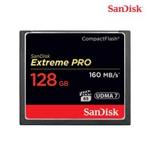 샌디스크 익스트림 프로 CF카드 카메라 메모리, 128GB