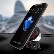 QM3 차량용 자동차 스마트폰 대쉬보드 캐릭터자석거치대, 1개, 블루