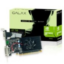 초가성비 그래픽카드 HDMI DVI RGB [Galaxy] GeForce GT730 D3 2GB LP