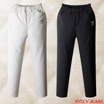 니키진 여성 겨울 패딩 슬림일자 중년여성 바지 밴딩팬츠 SE2107