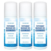 더허브샵 쿨링 페퍼민트 바디 마사지겔 75ml, 3개