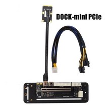 노트북 외장그래픽카드 도킹스테이션M.2 WiFi Key-.E.edge PIe X16 커넥터 외부 그래픽 카드 빌드 응용 프, 03 DOCK-mini PCIe_01 0.25m