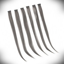 애쉬그레이브릿지피스 긴기장똑딱이피스 밝은회색 브리찌헤어피스