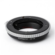 캐논 EOSM EF-M eosm/m1/m2/m3/m5/m6/m10/m50/m100 미러리스 카메라에 ContaxG 렌즈 용 어댑터 링, 한개옵션0
