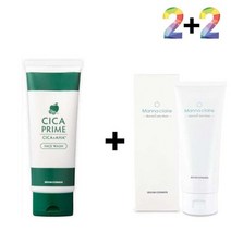 오너클랜 시카 클렌징 폼 약산성 BHA 진정 바하_WB2839C, 시카프라임폼 2개_메모토아이앰플 2개