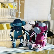 헬로몽키 양말인형 만들기 삭스돌 양말공예 학습재료, 와인