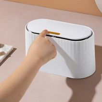 분리형 팝업 원터치미니휴지통 화이트- 2L, 슈퍼컨슈머 본상품선택