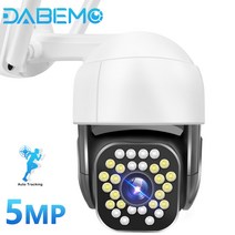 ptz 카메라 5mp hd 야외 와이파이 ip 카메라 비디오 감시 1080p 무선 보안 카메라 스마트 홈 속도 돔 캠 ai 추적, 5mp 추가 128g, 협력사, 우리 플러그