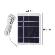 태양광패널 소형발전기 자가발전기 태양열 캠핑 등산 polysilicon 5v 600ma solar panel 2w usb, 5v 3w