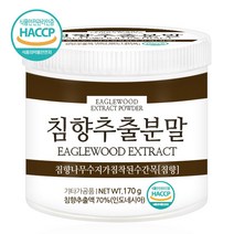 푸른들판 인도네시아 침향 추출물 추출 분말 가루 차 파우더 침향목 침향나무 수지 수간목 HACCP 인증, 170gx1통, 1개