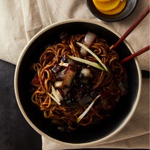 100%순메밀로 만든 밀가루 없는 글루텐프리 테프 중화 손 짜장면 소스포함 밀키트 6인분세트, 1세트
