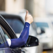 대경몰 스트라이프 쿨토시 zeco 여름 자외선차단 냉감토시 레져활동, 흰색