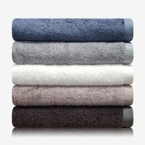 송월타월 갤러리 뱀부얀 대나무타월 자수 답례품, 색상:진밤