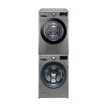 트롬 LG 세탁기 F19VDU + 건조기 RH19VTSN 19kg + 19kg 방문설치 1등급, F19VDU-9VSN, 모던 스테인리스