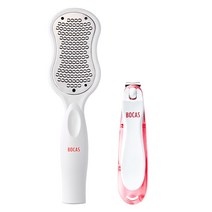 보카스 각질제거기(FC-1000) + 회전 발톱깎이(TNC-3020) 2종 세트 풋파일, 1set, 각질제거기(화이트)