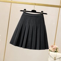 여성 가을 겨울 모직 주름치마 골프치마 미니 스커트 플리츠 큐롯 라운딩 연습복