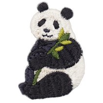 귀여운 팬더 스티커 접착 와펜, 팬