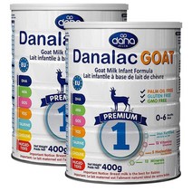 Danalac Advanced Baby Goat Milk Powder 다날락 어드밴스드 포뮬라 0~6개월 고트밀크 분유 400g 2개