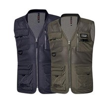 콜핑 판매1등n525 남성 봄 여름 가을용 주머니 많은경량등산 낚시조끼