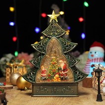 [무드등스노우볼] 고급 눈꽃 볼 회전 트리 LED 크리스마스 오르골 워터볼 무드등 스노우볼 감성소품 트리장식, 눈꽃볼, 핑크