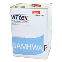 삼화페인트 비트텍스 외벽페인트 드라이비트 전용 16L, 옐로우 1078B, 16000ml, 1개